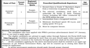 Government of Pakistan Latest Job Opportunities February 2022